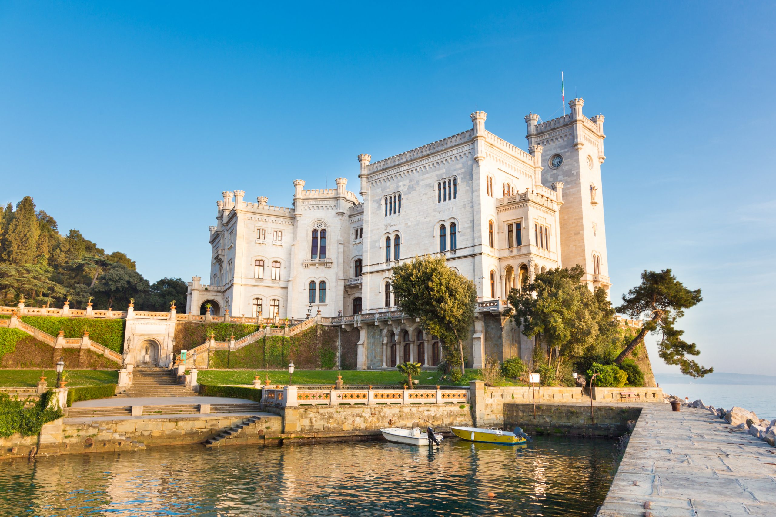 Miramare Castle, Trieste, Italy, Europe.